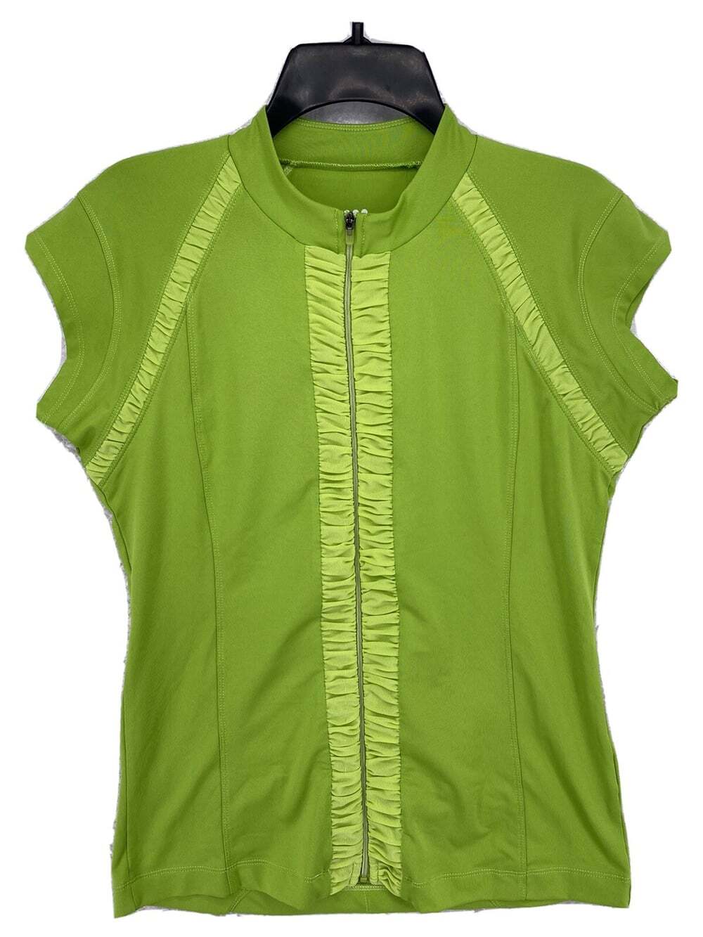 Title Nine Green Shirt Sleeve Women’s Cycling Jersey Size Medium